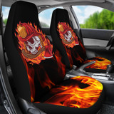 Fire Skull Car Seat Covers (set of 2)