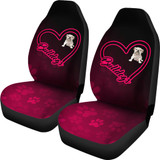 Love Bulldog Car Seat Covers (set of 2) - bulldog bestseller