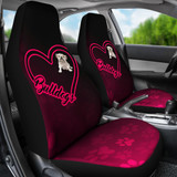 Love Bulldog Car Seat Covers (set of 2) - bulldog bestseller