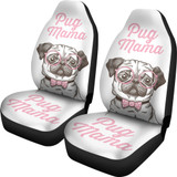 Pug Mama Car Seat Covers (set of 2) - pug bestseller