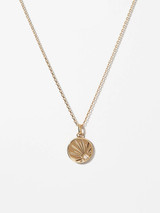 Double Sided Sun Necklace 18K Gold Plated