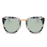 Women's Mirrored Polarized Lens Oversize Cat Eye Sunglasses, 6 color choices