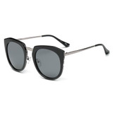 Women's Mirrored Polarized Lens Oversize Cat Eye Sunglasses, 6 color choices