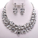 Rhinestone Necklace Set