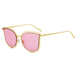 Women's Round Cat Eye Fashion Sunglasses Case & Cloth, 4 color choices Women's Round Cat Eye Fashion Sunglasses Case & Cloth, 4 color choices