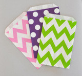 Chevron & Dots Goodie Bags (set of 12)