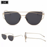 Kris Metal Frame Sunglasses