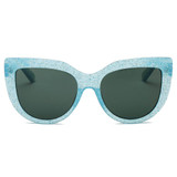Women's Round Cat Eye Oversized 100% UV Sunglasses 3 colors