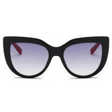 Women's Round Cat Eye Oversized 100% UV Sunglasses 3 colors