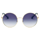 Women's Metal Round 100% UV Protected Sunglasses 2 colors choices