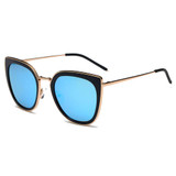 Women's Polarized 100% UV Cat Eye Fashion Rim Sunglasses 6 colors choices