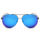 Unisex Oversize Mirrored Lens 100% UV Aviator Sunglasses 4 color choices