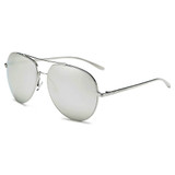 Unisex Oversize Mirrored Lens 100% UV Aviator Sunglasses 4 color choices