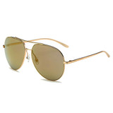 Unisex Oversize Mirrored Lens 100% UV Aviator Sunglasses 4 color choices