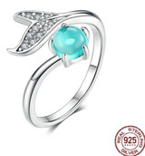 925 Sterling Silver Mermaid Ring