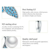 925 Sterling Silver Dolphin Tail Pendant