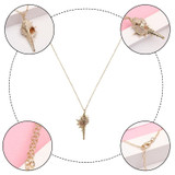 Natural Conch Shell Pendant + Necklace