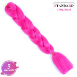 BUQI 24inch Synthetic Jumbo Braiding Hair Extensions