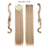 22inch MERISIHAIR Long Straight Wrap Around Clip In Ponytail Hair Extension