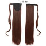 22inch MERISIHAIR Long Straight Wrap Around Clip In Ponytail Hair Extension