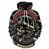 Skull Hoodie <br/> Biker Proud