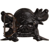 Skull Belt Buckle <br> Pirate Skull Belt Buckle <br> Pirate
