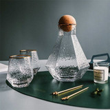 Geo House Glass Drinking Set
