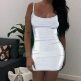 Women Sexy Reflective Bodycon Dress