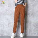 Women Elastic High Waist Harem Pants