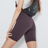 Women's 8'' High Waist Tummy Control Workout Yoga Shorts