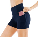 High Waist Athletic Pocket Yoga Shorts For Women