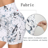 Ladies Pocket High Waist Athletic Workout Yoga Shorts