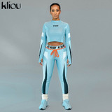 Long sleeve crop top + leggings