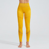 High Waist Hollow Out Seamless Yoga Booty Athletic Tights Pants