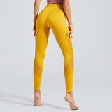 High Waist Hollow Out Seamless Yoga Booty Athletic Tights Pants