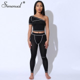 New wakanda Women Workout Crop Top And Leggings Sets