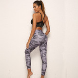 Quickly Drying Breathable High Waist Slim Sexy army green workout leggings
