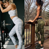 Camouflage stripe fashion legging for women