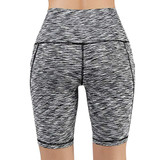 Women High Waist Out Pocket Yoga Short