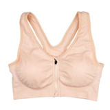 Women Front Zipper Closure Push Up Bras