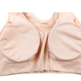 Women Front Zipper Closure Push Up Bras