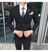 Men's 3PC Business Dress Suit In 3 Colors