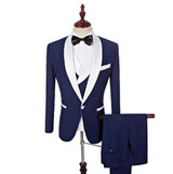Men's Custom Made Suit Up To 4XL(Jacket+Pants+Vest+Bow Tie )
