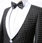 Men's Fashion Tuxedo Up To 4XL (Jacket+Pants+Bow Tie)