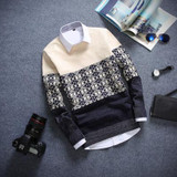 Men's Plaid Fashion Pullover