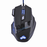 5500DPI Wired Gaming Mouse Professional 7 Buttons USB Cable LED Optical Gamer Mouse for Computer Laptop PC Mice