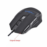 5500DPI Wired Gaming Mouse Professional 7 Buttons USB Cable LED Optical Gamer Mouse for Computer Laptop PC Mice