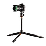 Professional Tripod / Monopod with 360° Fluid Ball Head Mount - Aluminum Magnesium Alloy