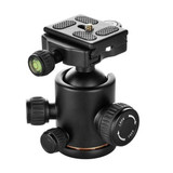 Professional Tripod / Monopod with 360° Fluid Ball Head Mount - Aluminum Magnesium Alloy
