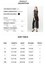 Nanette Black Vegan Leather Chiffon Tail Biker Vest